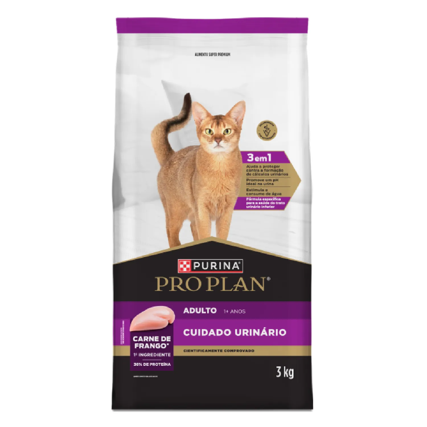 Ração Pro Plan Cuidado Urinário Gatos Adultos Frango